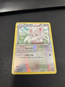 Cinccino Pokemon TCG Emerging Powers Reverse Holo Card #85/98