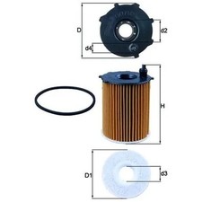 ORIGINAL® Knecht Ölfilter für Ford FIESTA VI FOCUS II Turnier FOCUS III