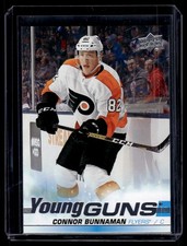 2019-20 Upper Deck Series 1 Young Guns Connor Bunnaman.. Rookie #208