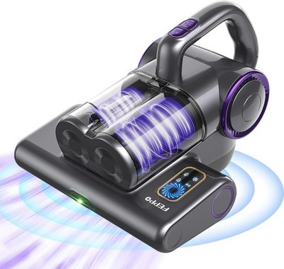 FEPPO Mattress Vacuum Cleaner 16Kpa Bed Vacuum Cleaner 253.7nm UV-C Light 140°F