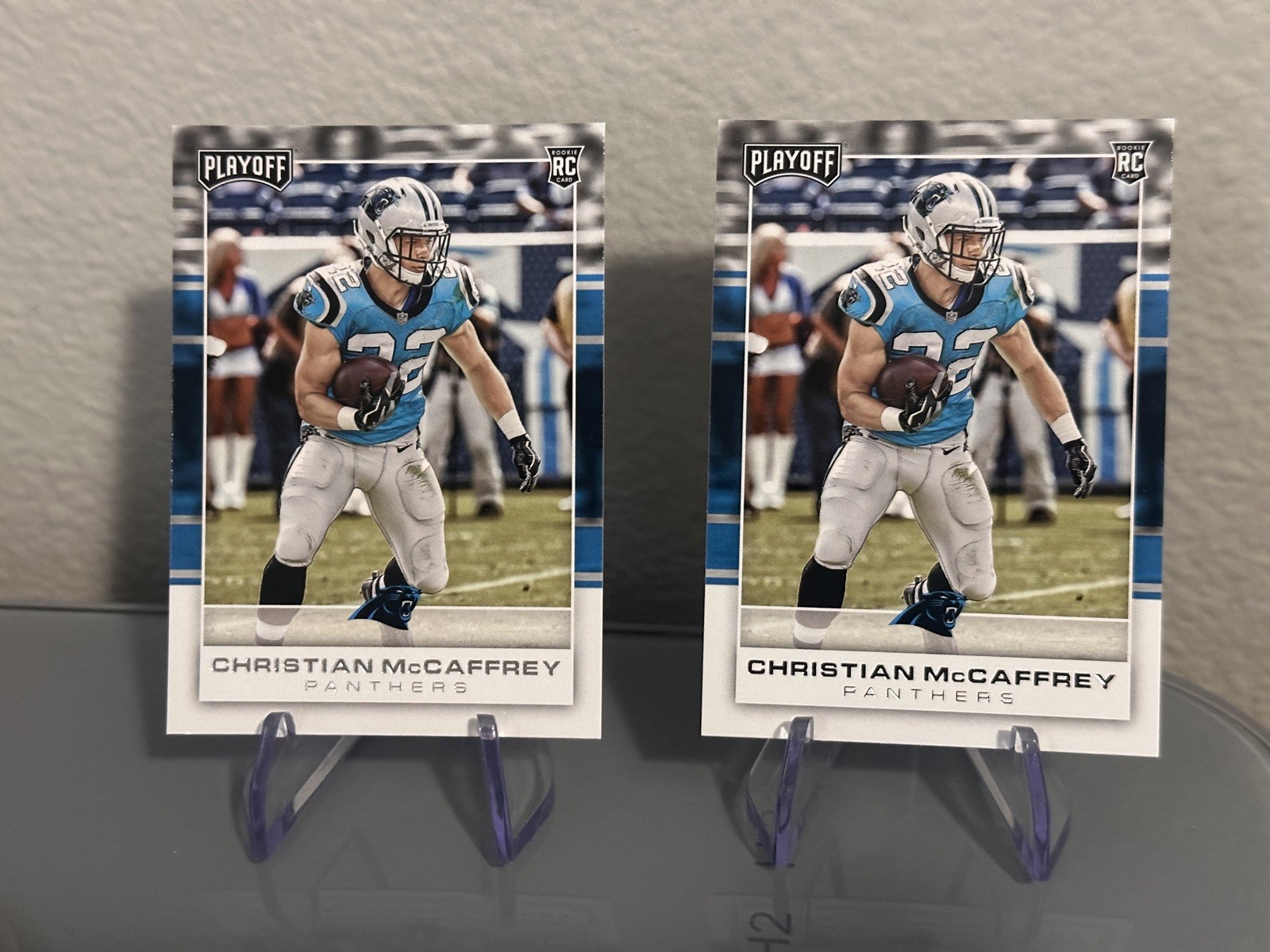 2- 2017 Panini Playoff - Rookies Christian McCaffrey #211 RCs 49ers