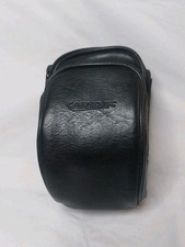 Case Logic Black Synthetic Leather Zippered Camera Case Bag 6.5" X 4"