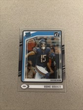 2024 Panini Clearly Donruss - Rated Rookie Rome Odunze #60 (RC)