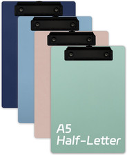 Small Clipboards 6" X 9" Mini Clipboards 4-Pack Half Letter Memo Size Clipboard