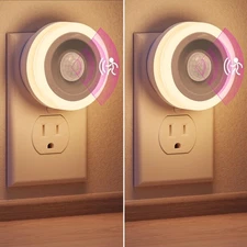 Motion Sensor Night Light, Night Lights Plug into Wall, Auto On/Off Motion Ac...