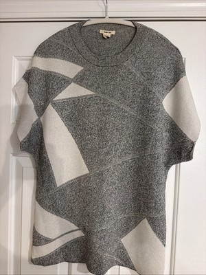 Helmut Lang Cubist Italian Yarn Geometric Print Fall 2013 Collection Sz. M