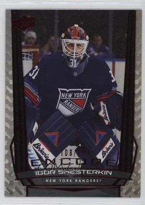 2025-26 Upper Deck Series 1 Encore Red 108/199 Igor Shesterkin #E-12 1h4a