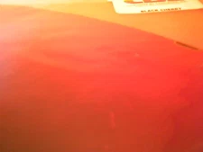 Dichroic Glass:CBS 90COE Black Cherry on Flat Clear-  3" Sq