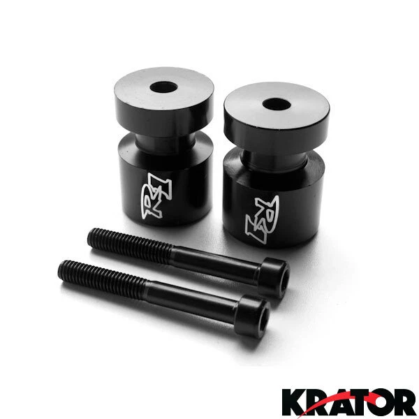 Carretes basculantes negros Yamaha YZF R1 R1S 1998-2004 2005 2006 2007 2008 2009-2013 Foto 2 de 3