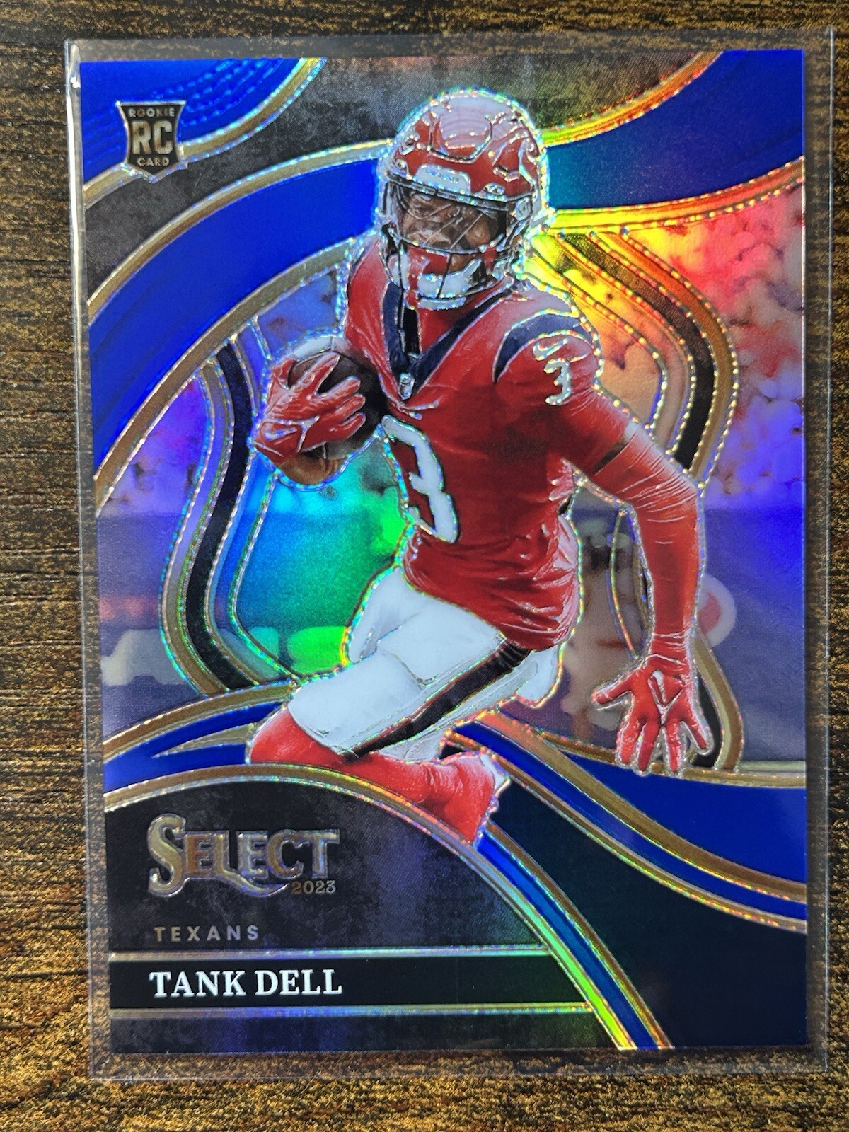2023 Panini Select Tank Dell /99 Blue Prizm RC Rookie Club Level #219 HOU Texans