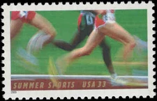 Scott # 3397 - Summer Sports Runner - Single Stamp - MNH - 2000