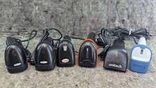   Lot of 6   USB/Wireless Barcode Scanner Reader - Works