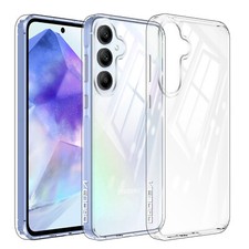 For Samsung Galaxy A15/A25/A35/A55 5G Phone Case Shockproof Clear Tempered Glass