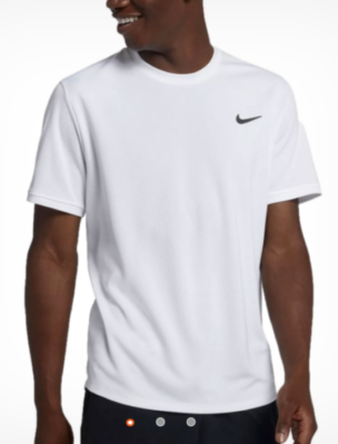 nike court dry color block top