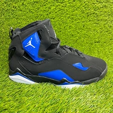 Nike Air Jordan True Flight Mens Size 9 Black Blue Basketball Shoes Sneakers