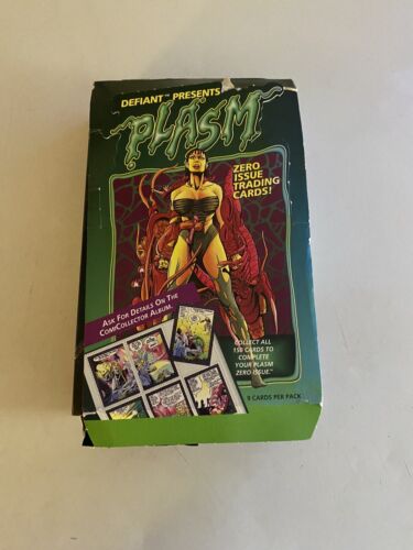1993 The River Group Defiant Plasm Zero Issue Trading Card Box Incomplete (35) - Picture 1 of 10
