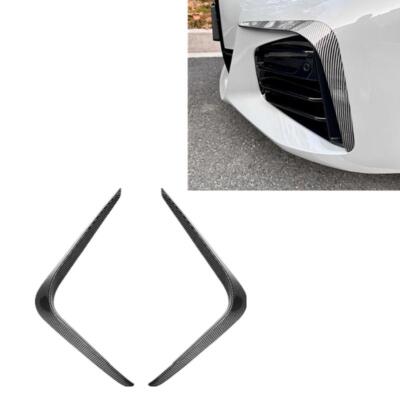 Carbon Look Front Fog Light Eyebrow Trim For BMW 4 Series Gran Coupe G26 M440i