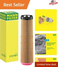 Premium Mann-Filter Air Filter for Vehicle-Specific Fit - Optimum Performance