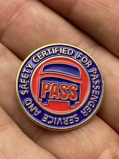 Safety Certified For Passengers Colorful Collectible Pin Lapel EUC K135