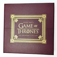 Inside HBO's Game of Thrones Collector's Edition Hardcover Book Maps & Portfolio