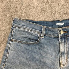 Old Navy Shorts Womens Size 8 Cuffed 3 Inch Denim High Rise Blue Medium Wash