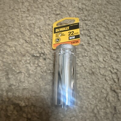 DEWALT 1/2" Drive 6-Point Deep Socket - 9/16" Size | Chrome Vanadium, Direct Torque Technology - View #11