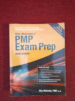 PMP  Exam Prep 9th Rita Mulcahy (2018) English - for PMI PMBOK 6th Edition
