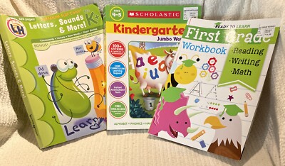 Kindergarten Workbook, K+ Letters/Sounds, Ready to Learn: First Grade -Workbooks