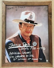 Jamie Reid Peace Is Tough ORIGINAL '97 Exhibition Poster Sex Pistols Punk Banksy