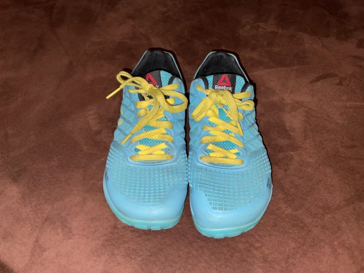 Crossfit CF74 Light Blue/Yellow Women's Athletic Shoes Size eBay