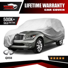 For Infiniti Qx56 4 Layer Car Cover Fitted Water Proof Outdoor Rain Snow Uv Dust