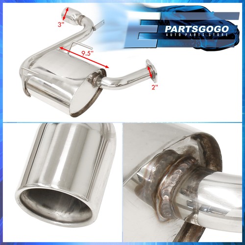 For 02-06 Mini Cooper S R53 Steel Catback Exhaust System + 3