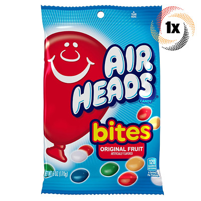 1x Bag Airheads Original Fruit Assorted Flavored Bite Size Bites Candy | 6oz