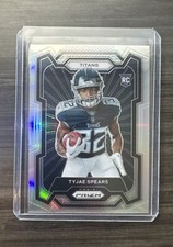 2023 Panini Prizm Tyjae Spears Variation SP Silver Prizm Rookie RC #320 Titans