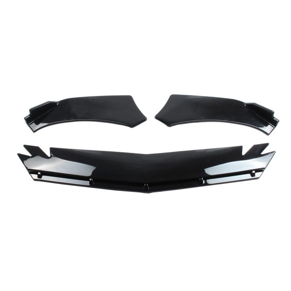 Add-on Universal Black Front Bumper Lip Spoiler Fit For Toyota ECHO 2000-2005 Foto 4 de 4