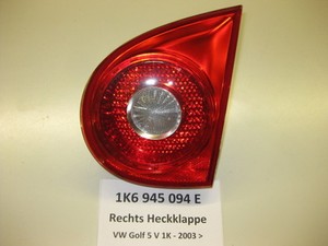 VW Golf 5 V 1K Rücklicht Rückleuchte Rechts Innen Seite Heckklappe 1K6945094E