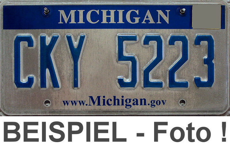 Original USA Nummernschild (License Plate) - Wählbar Aus