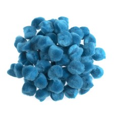 Trimits Pom Poms 1.3cm Light Blue - Pack of 100