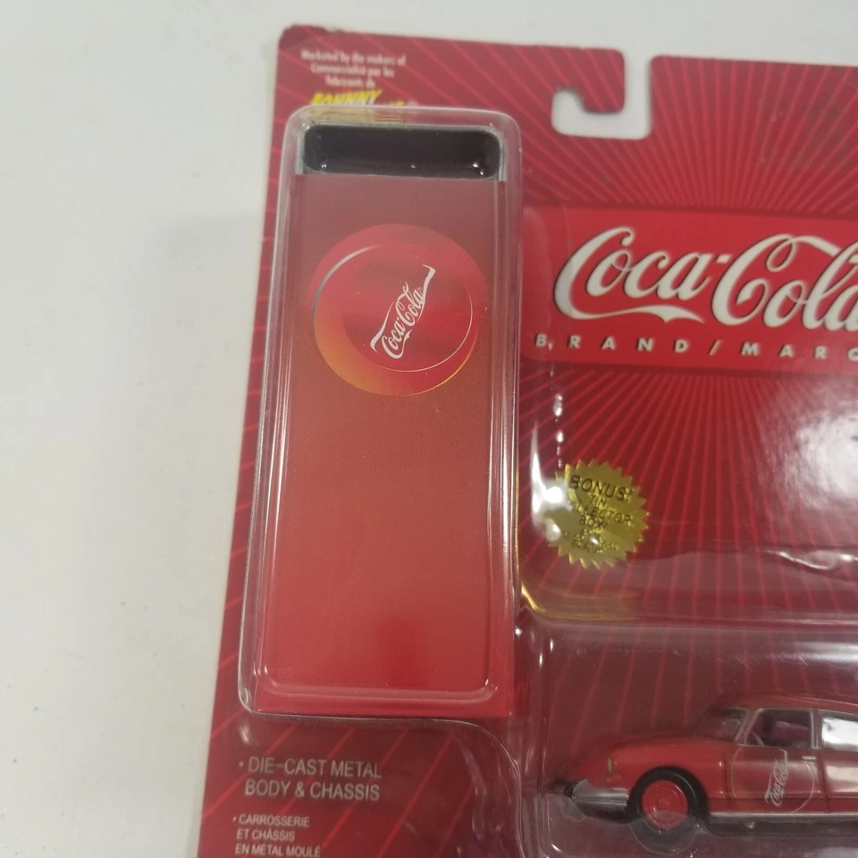 1963 CITROEN DS COUPE JOHNNY LIGHTNING COCA-COLA TIN BOX 1:64 - Image 4 of 4