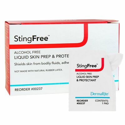 StingFree Alcohol-Free Skin Barrier Wipe 1 Count(s) 50 Wipes/Count
