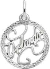 Sterling Silver Orlando Faceted Charm by Rembrandt
