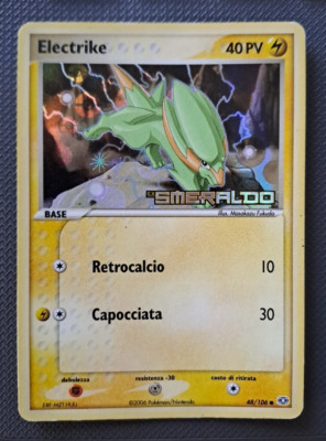 Pokemon ELECTRIKE Set EX SMARAGD ITA 48/106 *EXC* REVERSE HOLO