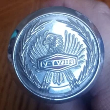 V-Twin Replacement Handlebar Chrome End Grip Black Grab on Foam *FREE SHIPPING*