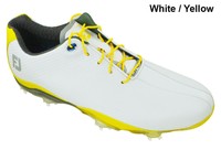 Footjoy Golf- Dna Golf Shoes White/yellow Size 10.5 M on sale Footjoy Golf- Dna Golf Shoes White/yellow Size 10.5 M on sale