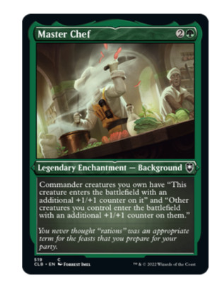 Master Chef (FOIL Etched) Commander Legends MTG