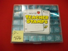 PREOWNED BARELY USED SET OF 30 "TEACHER STAMPS" -LEARNING RESOURCES LER 0678