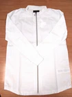 SikSilk Mens White Opulent Long Sleeve Zip Shirt Medium