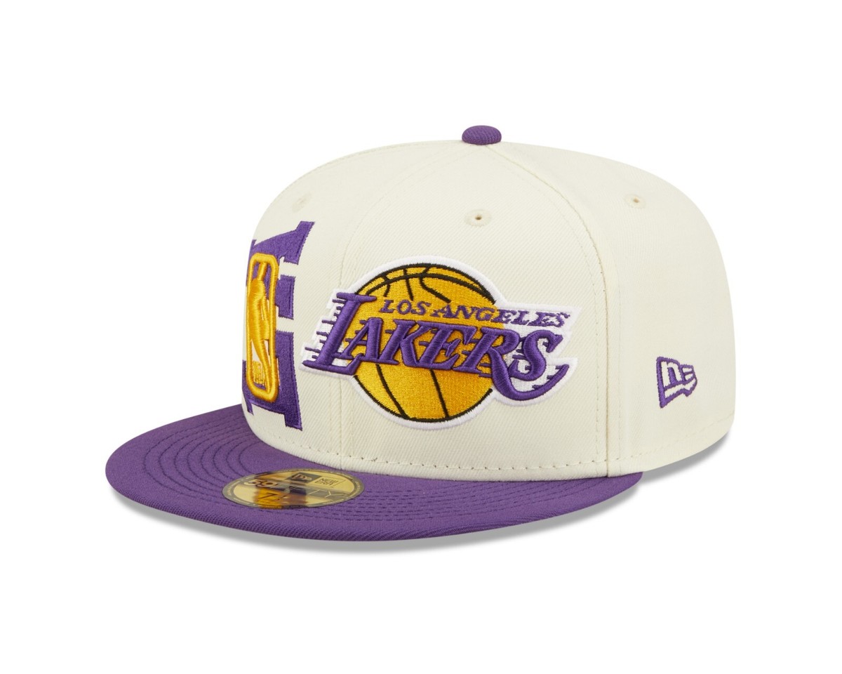 Los Angeles Lakers New Era NBA On Stage Draft 59fifty Fitted Hat- Cream