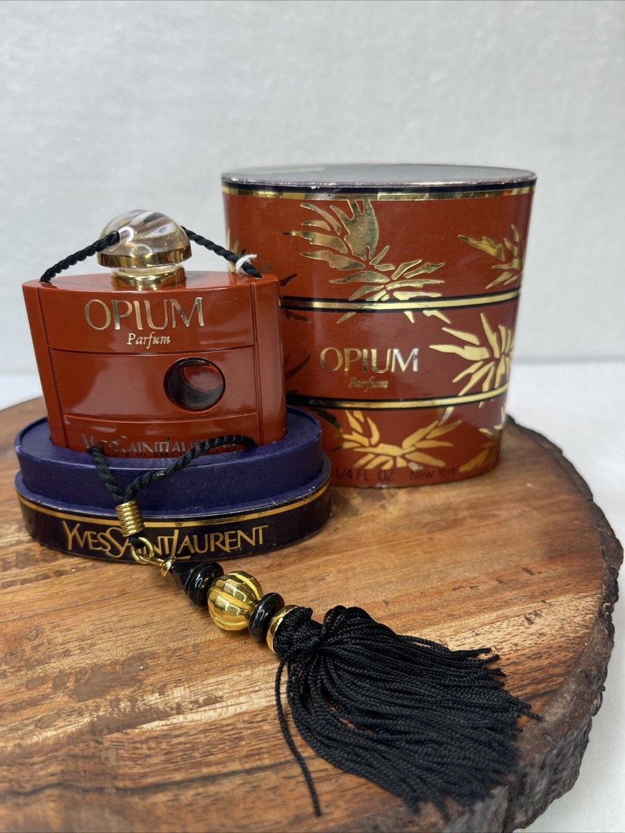 New Yves Saint Laurent Opium Pure Parfum 7.5 ml RARE Vintage | eBay