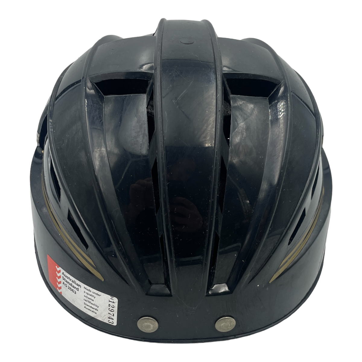 Vintage Rosebank Stackhat Ultralite Black BMX SKATE Helmet